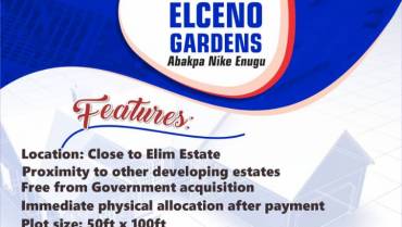 ELCENO GARDENS,ENUGU